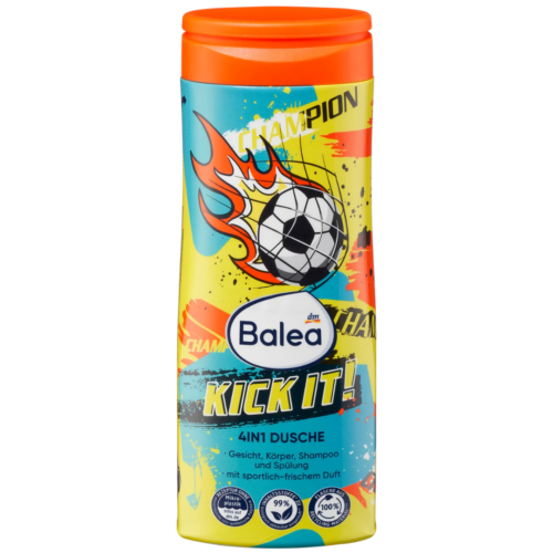 BALEA Kick It 4in1 dušas želeja un šampūns 300ml