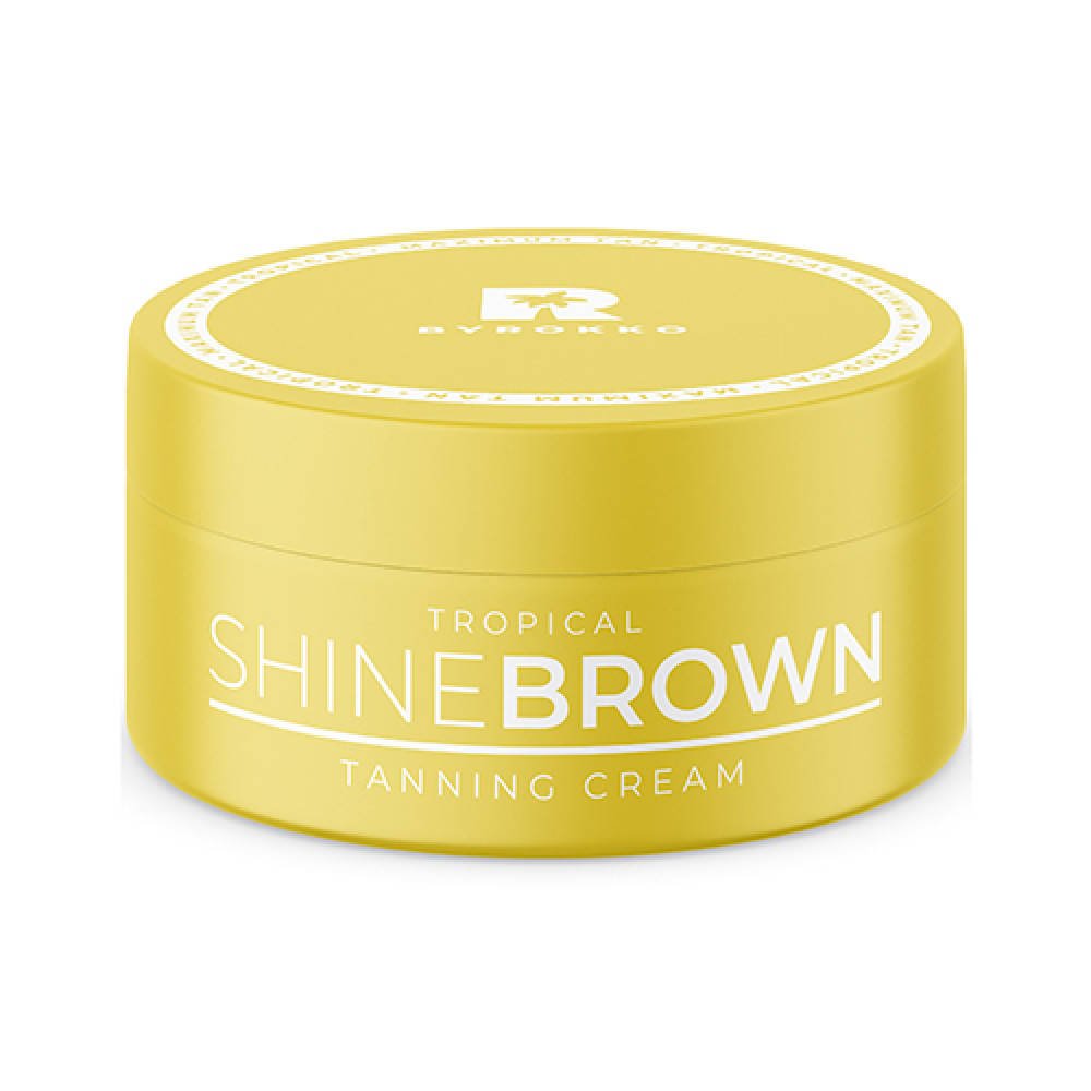 BYROKKO Shine Brown Tropical iedegumu veicinošs krēms 190 g