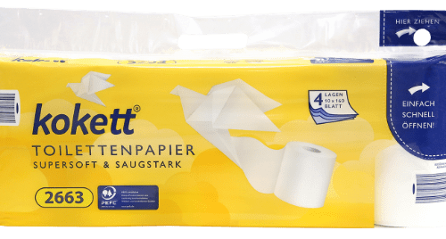 Kokett Tualetes papīrs 4-kārtas x10
