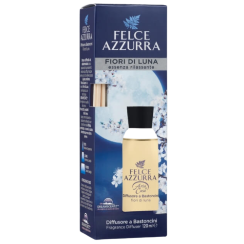 FELCE AZZURRA Moon Flower telpu aromāts ar kociņiem 120ml