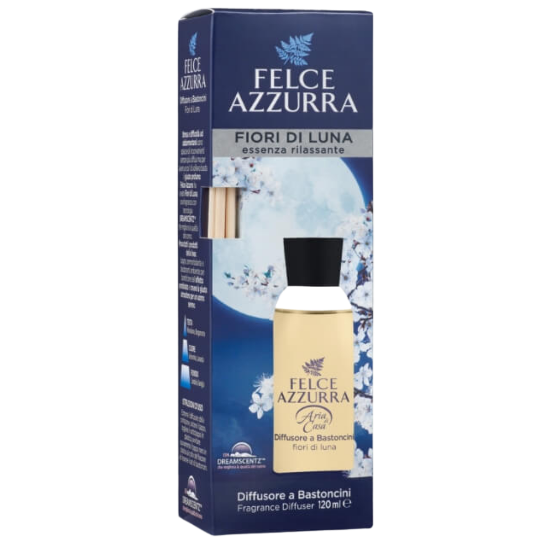 FELCE AZZURRA Moon Flower telpu aromāts ar kociņiem 120ml