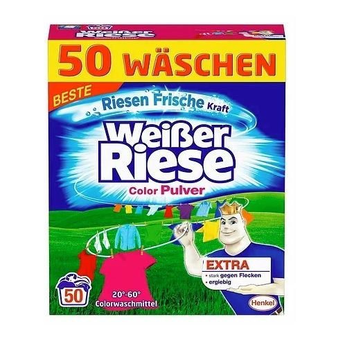 Weiser Riese Color veļas mazgāšanas pulveris 2.75kg 50x