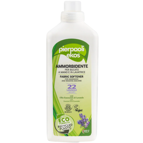 PIERPAOLI EKOS veļas mīkstinātājs ar lavandas ēterisko eļļu (22x) 1000 ml
