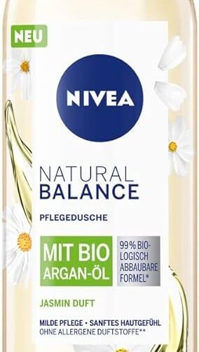 NIVEA Natural Balance dušas želeja ar argana eļļu un jasmīna aromātu 300ml
