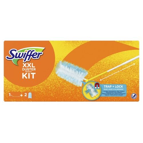 Swiffer XXL putekļu savākšanas slotiņas komplekts - kāts + 2gab lupatiņas - rezerves