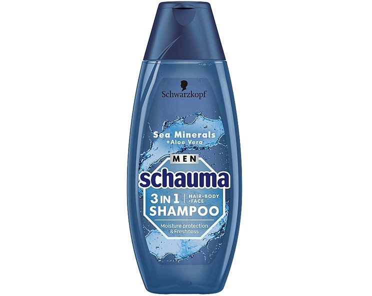 Schauma Men 3in1 Meeresmineralien šampūns 400ml