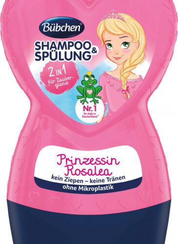 Bubchen Princese Rozālija 2in1 šampūns un balzams matiem 230ml