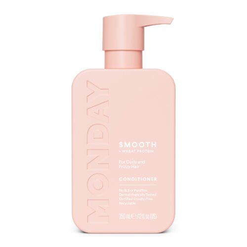MONDAY Smooth + Wheat Protein kondicionieris cirtainiem un sprogainiem matiem 350ml