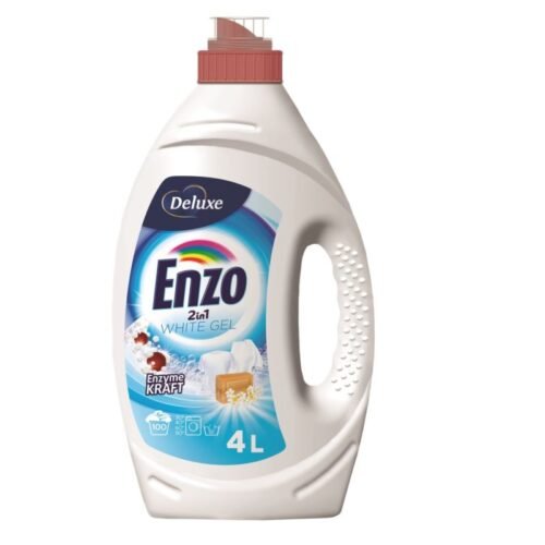 DELUXE Enzo White 2in1 želeja baltai veļai x100 4L