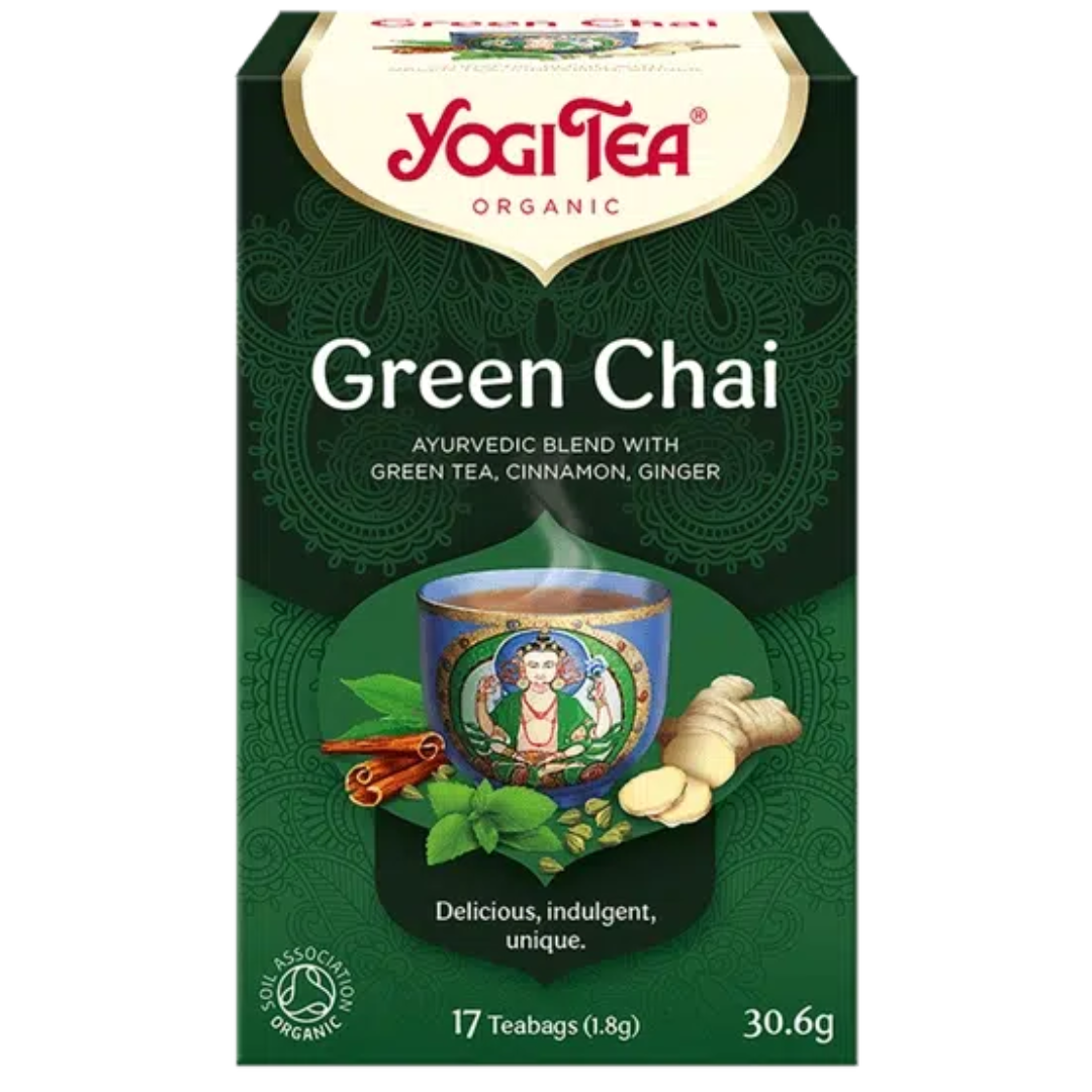 YOGI TEA Green Chai zaļā tēja 30.6g