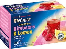 MESSMER "Maiami noskaņas" augļu tēja ar aveņu-citronu garšu (20) 50g