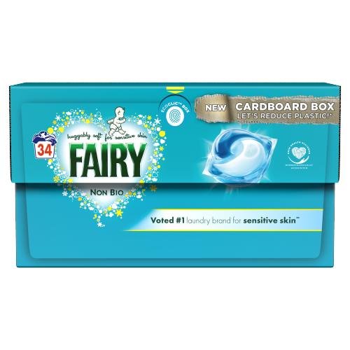 Fairy Non Bio veļas mazgāšanas kapsulas 34gab