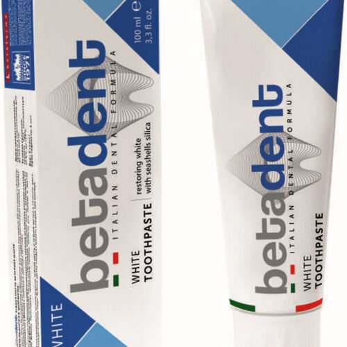 Betadent White Action baltinoša zobu pasta 100ml