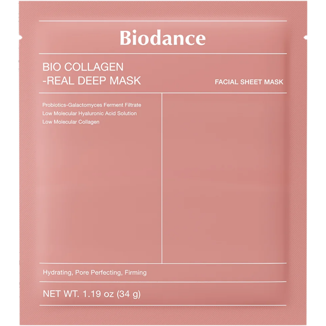 BIODANCE Bio-Collagen intensīvi mitrinoša maska sejas ādai 34g