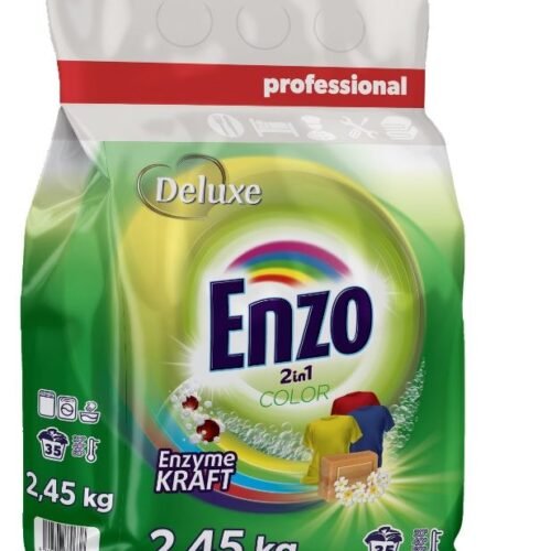 DELUXE Enzo 2in1 pulveris krāsainai veļai x35 2.45kg