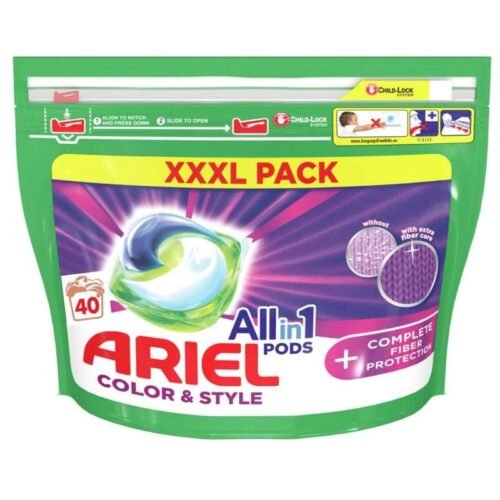 Ariel 3in1 veļas mazgāsanas kapsulas krāsainai veļai 40x