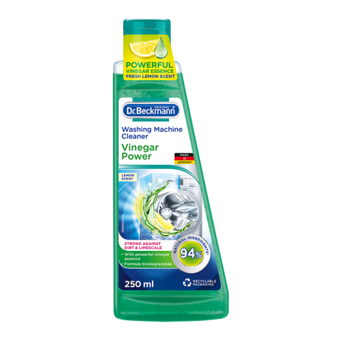 DR. BECKMANN Vinegar Power veļas mazgājamās mašīnas tīrīšanas līdzeklis ar etiķi 250ml