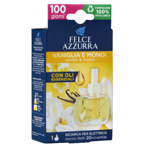 FELCE AZZURRA Vanilla elektriskā gaisa atsvaidzinātāja rezerve 20ml
