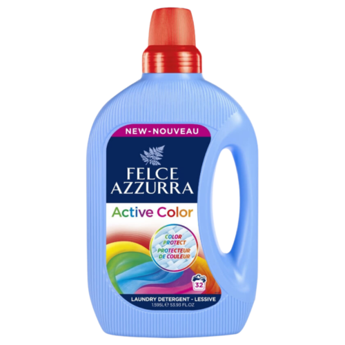 FELCE AZZURRA Active Color veļas mazgāšanas līdzeklis krāsainai veļai (32x) 1.595L