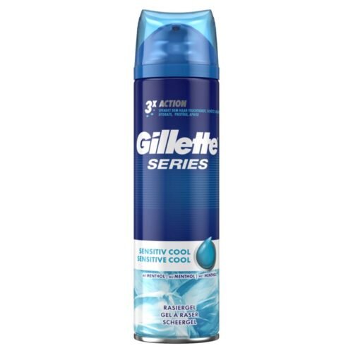 Gillette Sensitive Cool atsvaidzinoša skūšanās želeja 200ml
