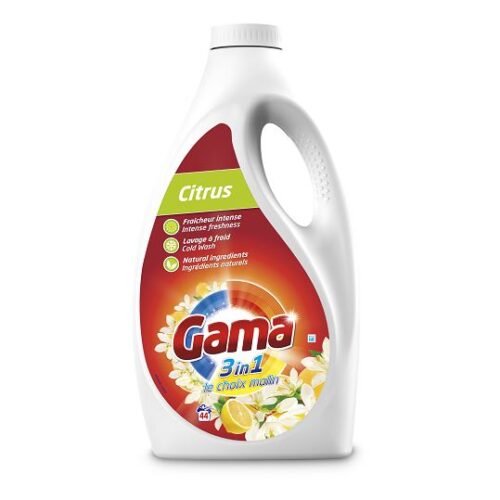 Gama veļas mazgāšanas želeja ar citronu smaržu 44x 2.2L