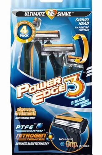 Power Edge 3 asmeņu skuvekļi 4gab