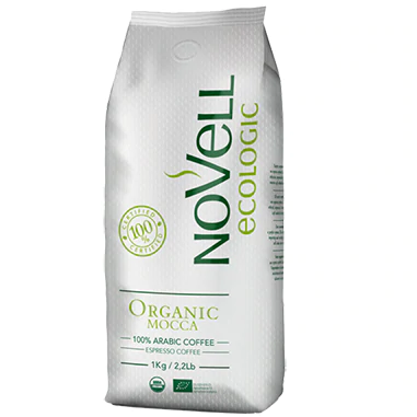 Novell Organic Mocca grauzdētas kafijas pupiņas, 1 kg