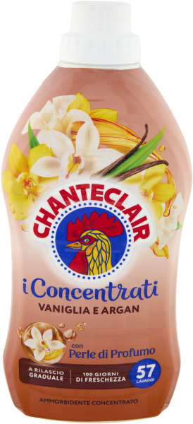 CHANTE CLAIR koncentrēts veļas mīkstinātājs ar vaniļas un argāna aromātu (57x) 1140ml