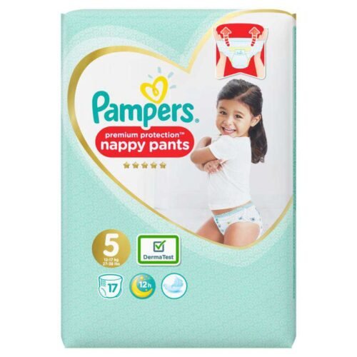 Pampers Premium Protection Nappy Pants autiņbiksītes S5 17gab