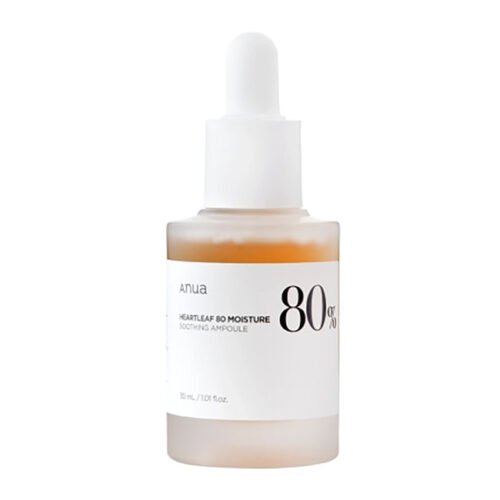 ANUA Heartleaf 80% nomierinošs serums sejas ādai 30ml
