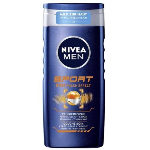 NIVEA Men Sport 3in1 dušas želeja vīriešiem 250ml