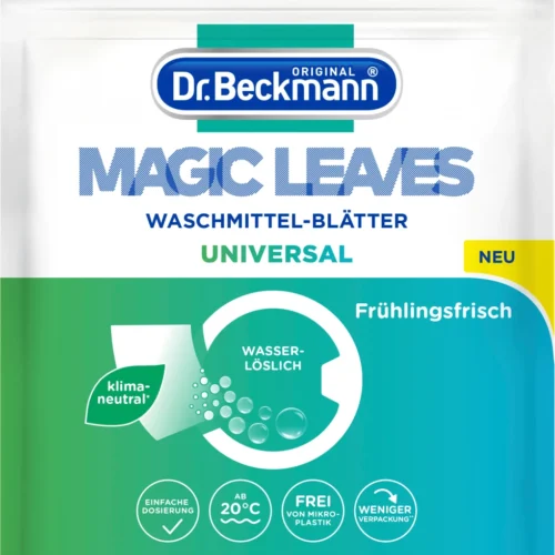 Dr. Beckmann Magic Leaves universālās veļas mazgāšanas līdzekļa lapiņas veļai 25gab