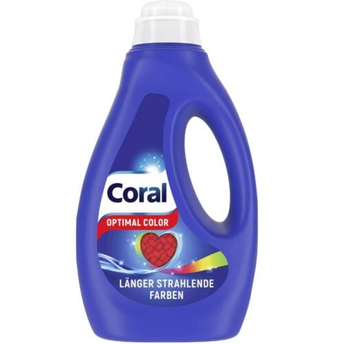 Coral Optimal Color veļas mazgāšanas želeja krāsainai veļai 20x 1L