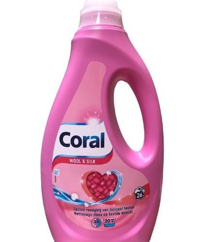 CORAL Wool & Silk veļas mazgāšanas līdzeklis (26x) 1,17L