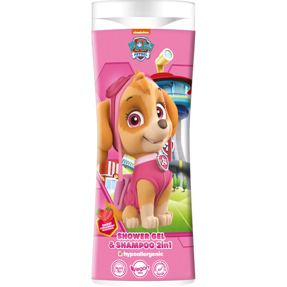 Paw Patrol dušas želeja - šampūns ar zemeņu smaržu 300ml