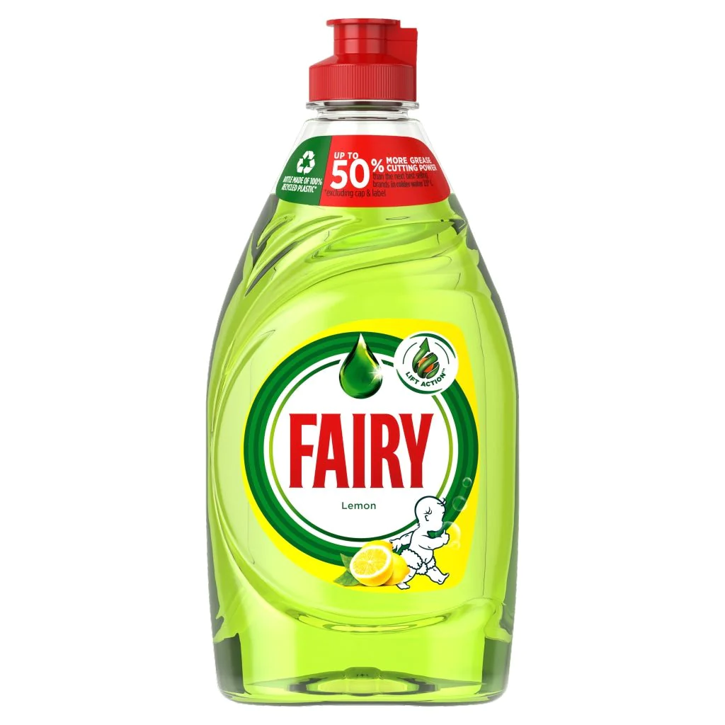 Fairy šķidrais trauku mazgāšanas līdzeklis ar citronu smaržu 320ml