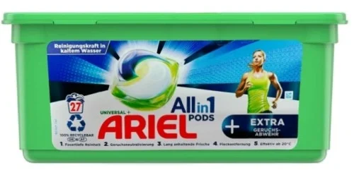 Ariel Universal+ 3in1 veļas kapsulas 27gab