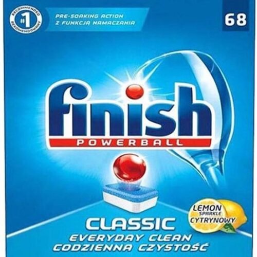 Finish Classic trauku mazgāšanas tabletes ar citronu smaržu 68gab, 1.11kg