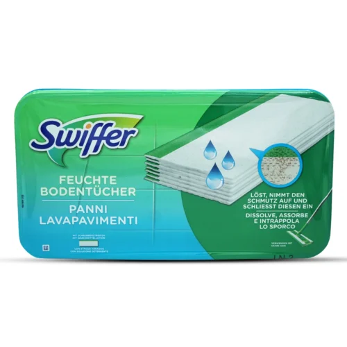 Swiffer Wet mitrās salvetes ar citronu smaržu 12gab