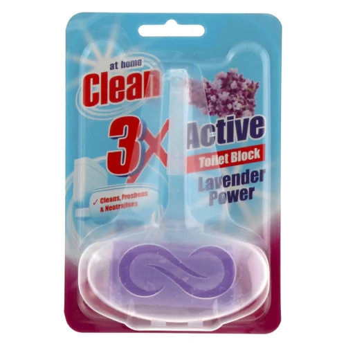 At Home Active tualetes skalošanas bloks ar lavandas smaržu 40g