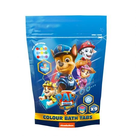 Paw Patrol ūdeni krāsojošas tabletes 9gab, 144g