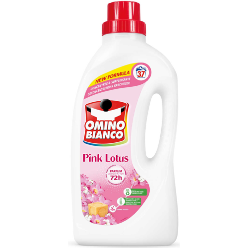 OMINO BIANCO Pink Lotus veļas mazgāšanas želeja (37x)  1.48L