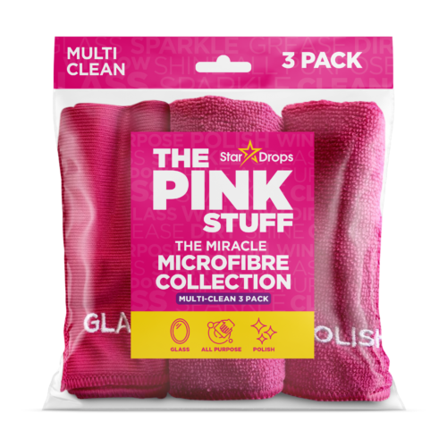 THE PINK STUFF mikrošķiedras lupatiņa 3gab