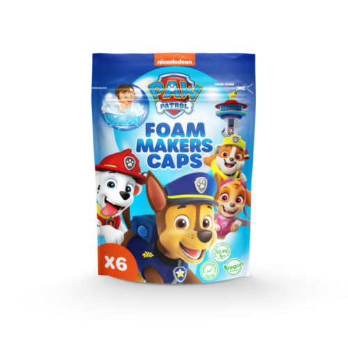 PAW PATROL ūdenī šķīstošas putojošas vannas tabletes 6x96g