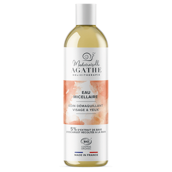 Mademoiselle Agathe hipoalerģisks BIO micelārais ūdens ar 5% gliemežu mucīna ekstraktu 200ml