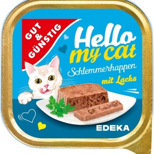G&G Hello My Cat pastēte kaķiem ar lasi 100g