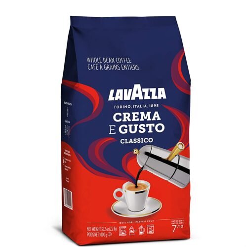 Lavazza Crema e Gusto Classico kafijas pupiņas 1kg