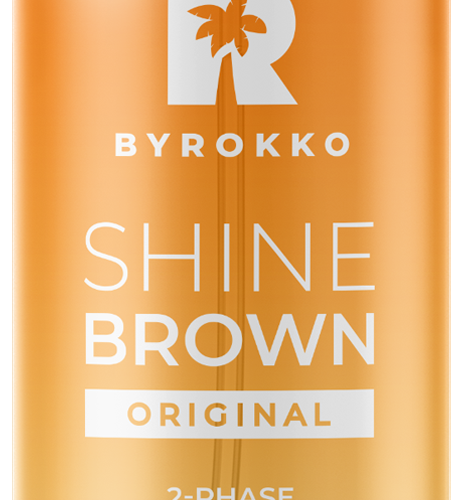 BYROKKO Shine Brown Two Phase divkāršas iedarbības iedegumu veicinošs sprejs 100ml