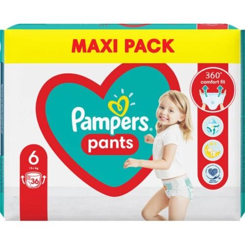 Pampers pants #6 biksītes (15+ kg) 36gab