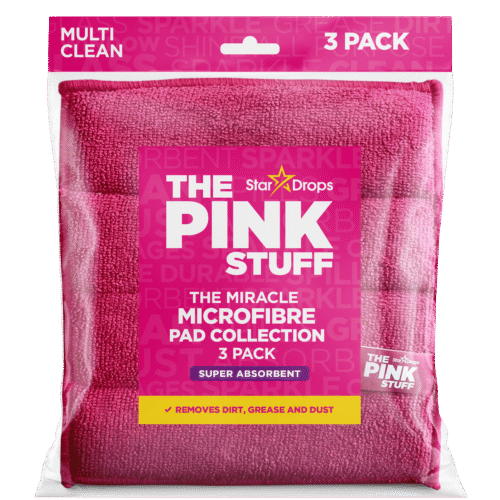 THE PINK STUFF mikrošķiedras sūklis 3gab